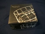 Radius Shannon Crystal Serving Bowl Square Cut 9" By Godinger Silver Art Co New. Fixed Price $28.50.