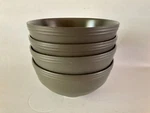 Lenox Kate Spade Fair Harbor Bittersweet Soup Cereal Bowls Charcoal 6 1/4". Fixed Price $49.50.