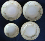 National China NAT62 Bread Plate + Soup Bowls 1 Fruit Japan. Fixed Price $38.00.