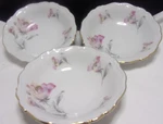 Edelstein #21615 Maria Theresia -irish Rose 3- 1/4" Berry Bowls-germany. Fixed Price $14.95.