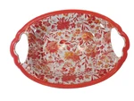 Pioneer Woman Melamine -painterly Floral Coral- Oval Serve Bowl. Fixed Price $23.00.