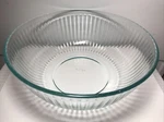 Pyrex 7404-S Clear Aqua Tint Ribbed 4.5Q Mixing Bowl Usa 4.5L No Lid Open Box. Fixed Price $39.99.
