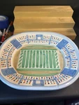 Vintage Lotus Ceramic Football Stadium Serving Dish / Chip Bowl. Fixed Price $39.99.