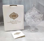 Vintage Shannon Lead Crystal Covered Candy Dish Freedom By Godinger Silver 2903. Fixed Price $16.00.