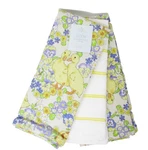 Kitchen Towels Set Of 3 Dish Hand Baby Ducks Floral Yellow White Spring Cotton. Fixed Price $19.95.