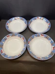 Debbie Mumm Oneida Sakura Christmas Holiday Snowman Set 4 Soup Cereal Bowls 7.5. Fixed Price $30.00.