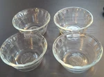 Lot Of Pyrex 463 R-37 Clear Glass Fruit Bowl Cup Oz. Fixed Price $19.36.