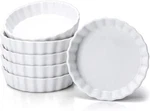 8 Oz Creme Brulee Ramekins Porcelain Oven Safe Round Tart Pan Mini F.... Fixed Price $35.50.