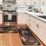 Wine Kitchen Rugs And Mats Non Skid Washable Absorbent Microfiber. Fixed Price $45.19.