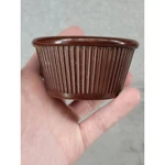 Gessner Products 0383A Brown Melamine Fluted Ramekin Dipping Sauce Cup Usa Made. Fixed Price $9.98.