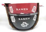 Large Ramen Udon Bowl Set With Chopsticks 26 Oz. Japanese Stoneware Red & Black. Fixed Price $34.00.