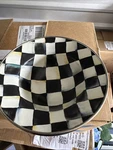 Mackenzie Childs Courtly Check Breakfast Bowl Read Description. Fixed Price $28.50.