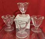 Libbey 4IN Footed Tulip Ice Cream , Parfait Sundae Glasses. Fixed Price $24.00.