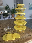 Durable Imperial Glass Sunflower Nesting Set. Fixed Price $39.99.
