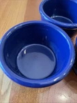 Set Of Chantal Cobalt Blue Baking Ramekins Custard Cups 93-RM07/4 1/2. Fixed Price $11.00.