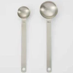 Muji Stainless Steel Long Measure Spoon SMALL:5ML LARGE:15ML Set Kitchen Goods. Fixed Price $19.14.