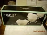 Natura By Godinger Silver Art Co 4 Pc Relish Server Bowls 6386 White New. Fixed Price $9.99.