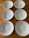 Set Of Maxwell & Williams White Basics 6-INCH Cereal Bowls. Fixed Price $60.00.