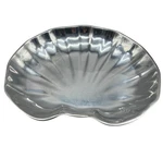 Old Town Imports Shell Pewter Dish Tray Signed #392379 Made Mexico 14X11" Read. Fixed Price $34.99.