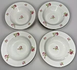 Set Of 4 Ralph Lauren Hampton Blossom Soup Salad Dessert Bowl Floral Rose White. Fixed Price $42.95.