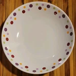 Pampered Chef 11'' Serving Bowl Simple Additions Polka Dots. Fixed Price $15.99.