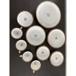 Noritake Goldston China 5595 28 Piece Service For 4: Dinnerware Plates Bowls Tea. Fixed Price $171.43.