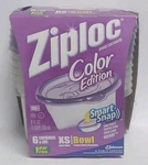 Ziploc Snap Seal Smart Xs Round Bowls Color Edition Pack Of 6 Nos 2010. Fixed Price $29.99.