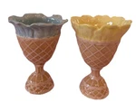 Tracy Porter Alouette Collection Ice Cream Cone Dessert Bowls SET/2 Cottage Read. Fixed Price $18.00.