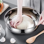 Stainless Steel Large Mixing Bowl For Dough Salad Vegetable Washing Kitchen. Fixed Price $14.13.