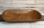 Pottery Barn Wooden Dough Bowl 19"X10". Fixed Price $55.00.