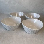 Over And Back What Dish Serving Bowl Set Stoneware Of 4 White. Fixed Price $34.99.