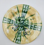 Philippe Deshoulieres Ruban Platinum Dinner Plate Ribbon Bow Design 11 1/2. Fixed Price $40.00.