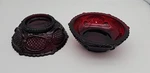 Avon 1876 Cape Cod Collection Dessert Bowl Ruby Red No Box 5 1/2" -set. Fixed Price $16.99.