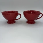 Roux Brands Chili Mug/ Bowl Set If 2 Red. Fixed Price $23.80.