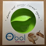 Green Obol Original Crispy Bowl Never Soggy Cereal Swoop Scoop Spiral Slide. Fixed Price $19.00.