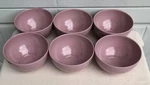 Set Of 6 Eurita Reston Lloyd Ltd Pink Melamine Bowls. Fixed Price $26.36.