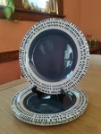 Bormioli Rocco "arcadia Grey" 10.5" Dinner Plates - Italian Opal Glass Set Of 4. Fixed Price $40.00.