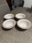 Set Of 4 Carlisle Durus Melamine Grapefruit Oatmeal 10 Oz Bowls. Fixed Price $21.00.
