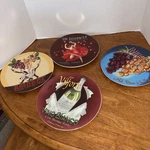 Pottery Barn /bubbly Champagne /plates /X4/MINT/2002. Fixed Price $28.25.