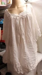 VTG.1970S Blouse, Angel Sleeve Sissy Lolita Princess Babydoll White Ribbons&bowl. Fixed Price $31.99.