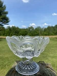 Mikasa Footed Bowl Candy Dish Eternal Romance Hearts Roses Nib 5IN (13CM). Fixed Price $25.00.