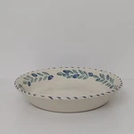 Vintage Pottery Barn PBA10 Hand-painted Leaves Ceramic Serving Bowl Blue White. Fixed Price $21.24.