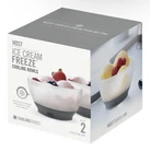Host Ice Cream Freeze Cooling Gel Plastic Bowls Set Of 2, Frosted Gray, 18OZ. Fixed Price $35.00.