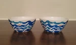 Celebrate Summer Together Waves Fish Melamine Bowls 6" Set Of 2. Fixed Price $14.90.