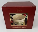Lenox Holiday Pattern 2 Piece Cold Dip Server 16 Oz. New In Open Box. Fixed Price $25.00.