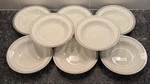 Mikasa Palatial Platinum L3235 Rimmed Soup Bowls Set Of 8, 8.5. Fixed Price $35.99.