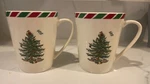 Spode Christmas Tree Mug Set New. Fixed Price $32.99.