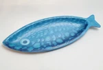 Opalhouse Melamine Blue Fish Platter Serving Dish Tray Bpa Free 16" Long. Fixed Price $10.99.