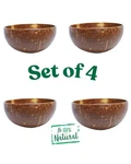 Coconut Bowl Set Of 4. 100% Vegan & Eco-friendly. Excellent For Gift. Fixed Price $19.54.