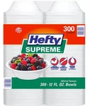 Hefty Supreme Heavyweight Foam Bowls (12 Oz., 300 Ct.). Fixed Price $25.85.